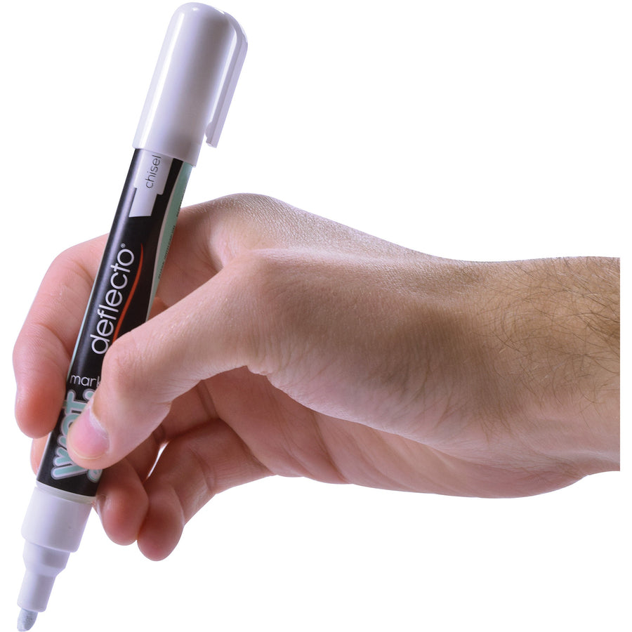 Fine Chisel, Bold Marker Point - White Ink - 4 / Pack