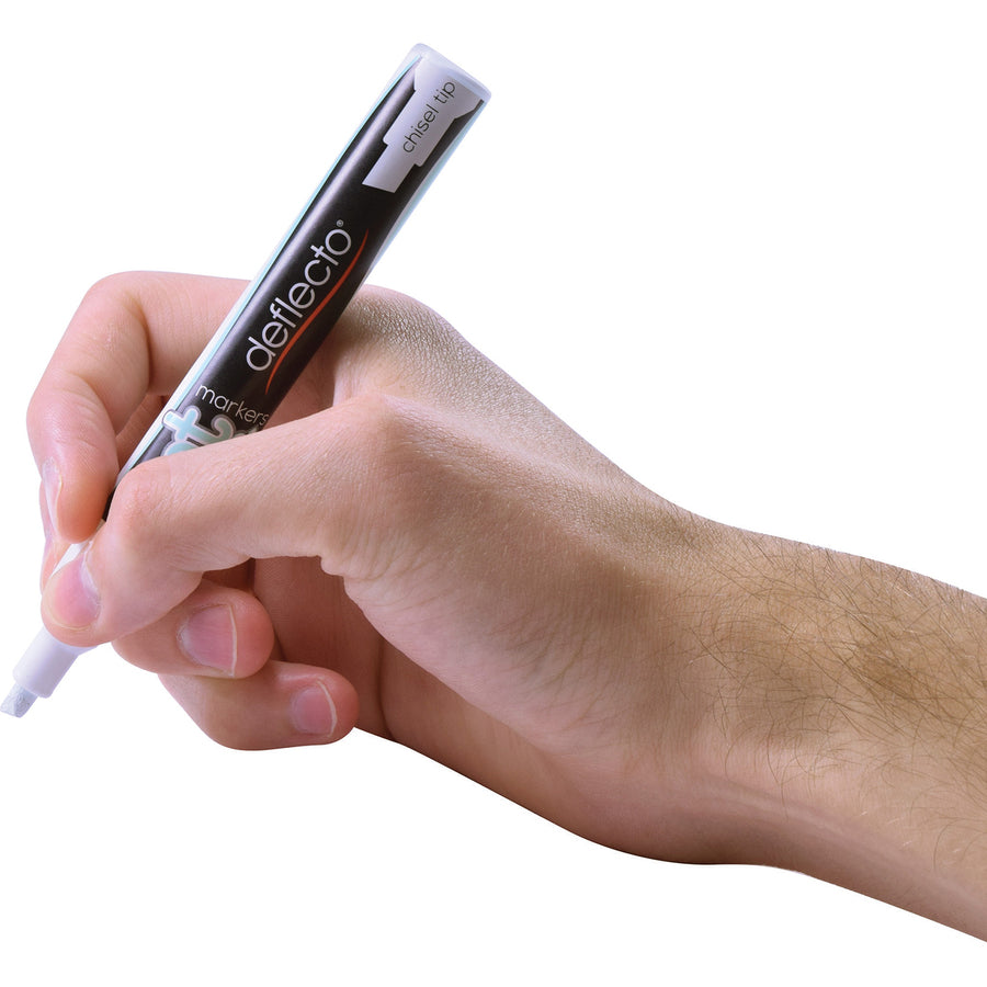 Fine Chisel, Bold Marker Point - White Ink - 4 / Pack