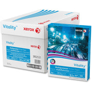 Xerox Vitality Multipurpose Printer Paper, 8.5" x 11", 24 lb, 92 Brightness, White, 500 Sheets per Ream, 5000 Sheets per Carton