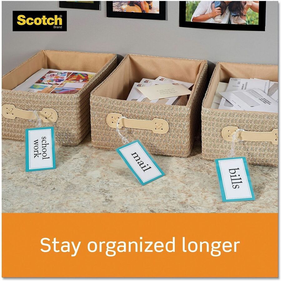 Scotch Thermal Laminating Pouches, 2.30" x 3.70", 5 mil, Glossy, Double Sided, Moisture Resistant, Photo-safe, Clear, 100 Pack