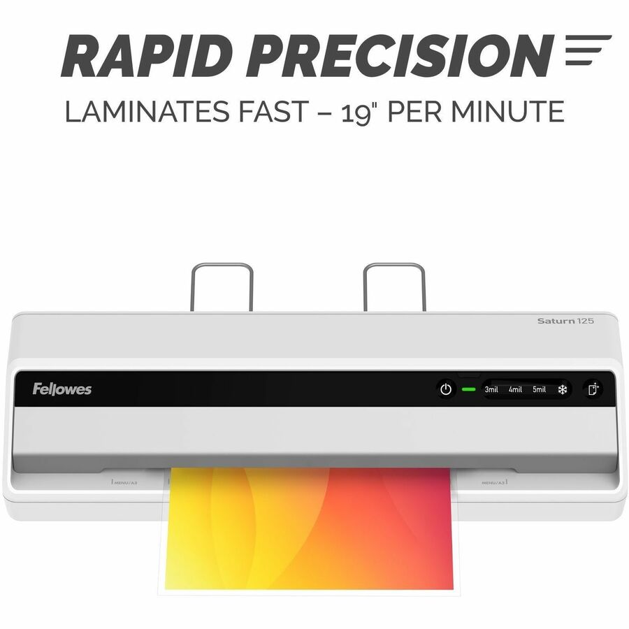 12.50" Lamination Width - 5 mil Lamination Thickness - 4.1" Height x 20.9" Width x 5.8" Depth