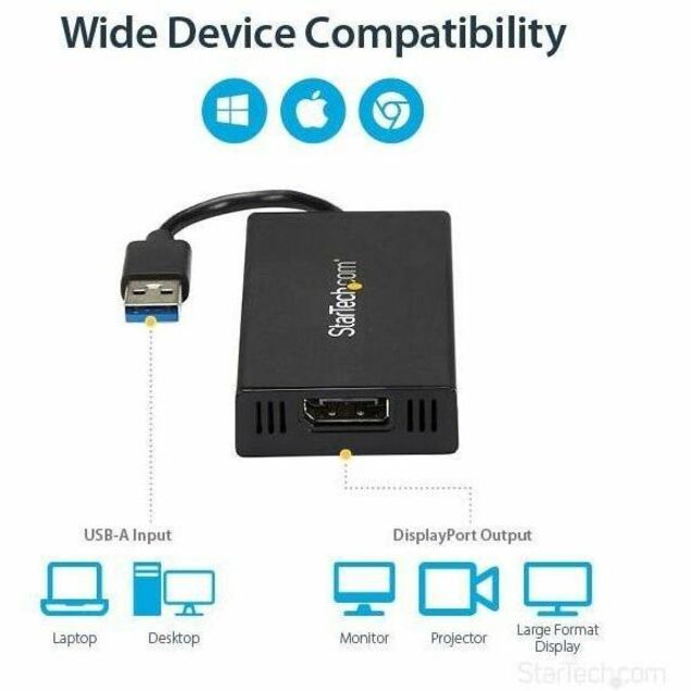 StarTech.com USB 3.0 to DisplayPort Video Card
