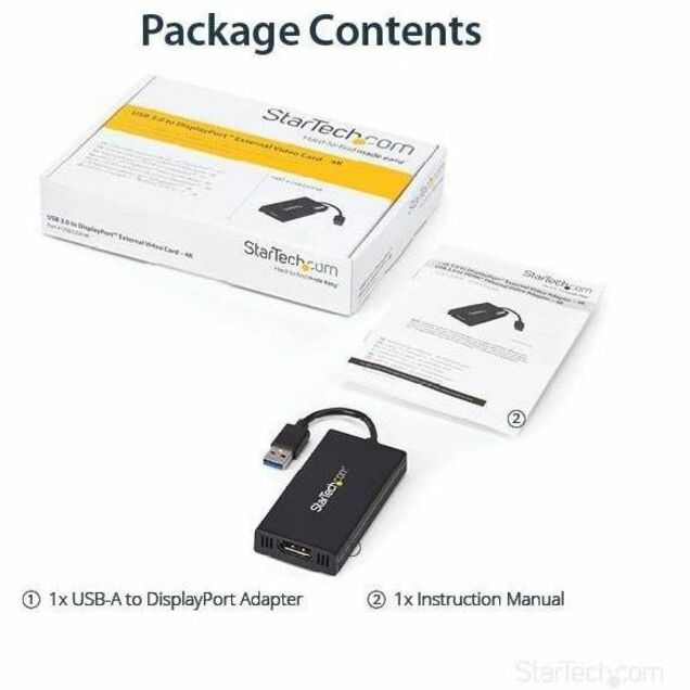 StarTech.com USB 3.0 to DisplayPort Video Card