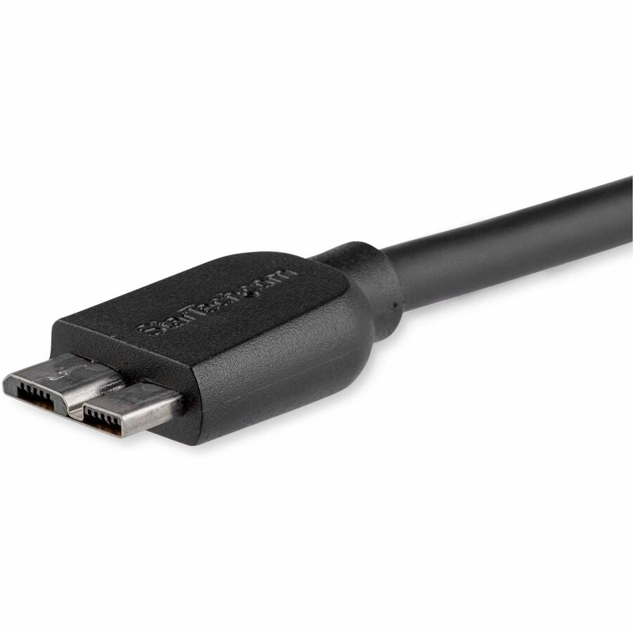 StarTech.com 15cm (6in) Short Slim SuperSpeed USB 3.0 A to Micro B Cable - M/M