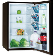 4.40 ft³ - Auto-defrost - Undercounter - Auto-defrost - Reversible - 4.40 ft³ Net Refrigerator Capacity - 120 V AC - 269 kWh per Year - Stainless Steel - Glass - Built-in