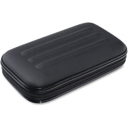 External Dimensions: 2" Width x 8.8" Depth x 5.3" Height - Zipper Closure - Fabric - Black - For Pen/Pencil, Crayon, Scissors - 1 Each