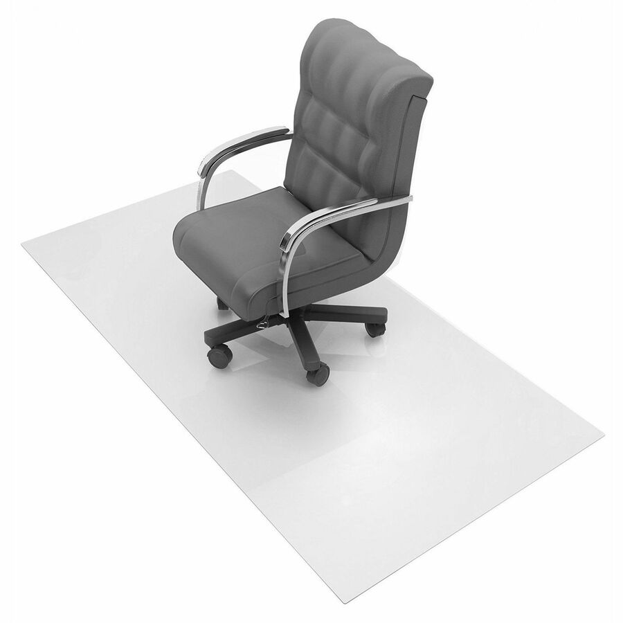 Carpet, Home, Carpet - 60" Length x 60" Width x 0.090" Depth x 0.090" Thickness - Rectangular - Polycarbonate, Polyvinyl Chloride (PVC) - Clear - 1 Each - TAA Compliant