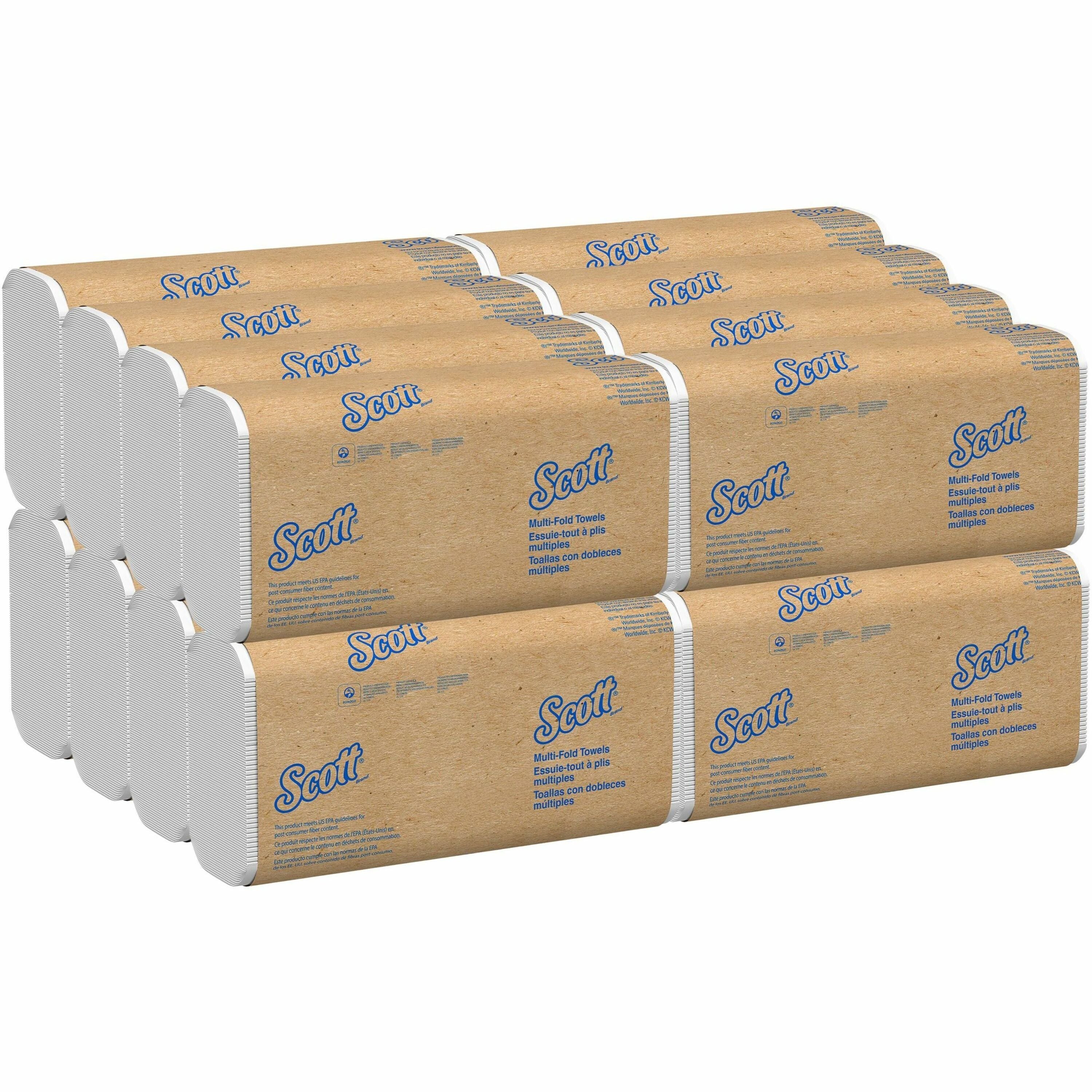 9.20" Width x 9.40" Length - White - Fiber - 250/Pack - 16 / Carton