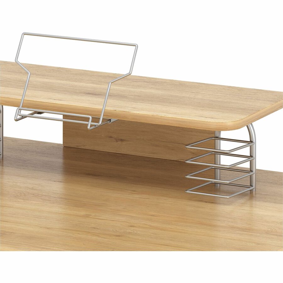 Lorell Computer Desk with Upper Shelf