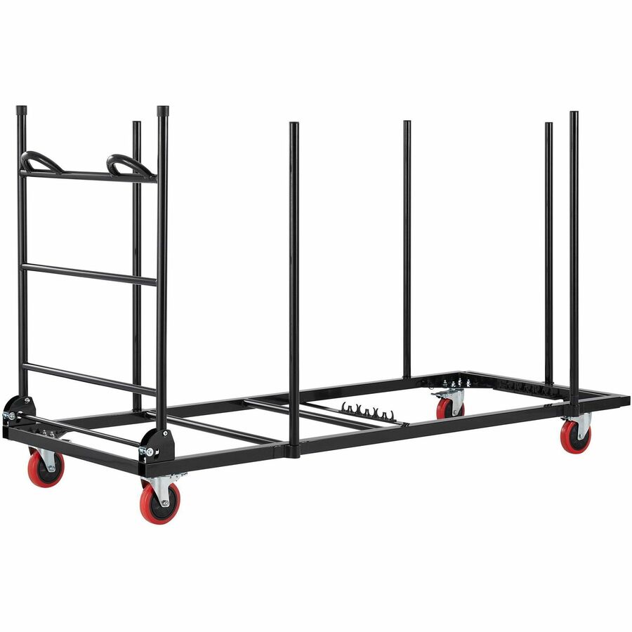 Lorell Blow-Mold Rectangular Table Trolley Cart