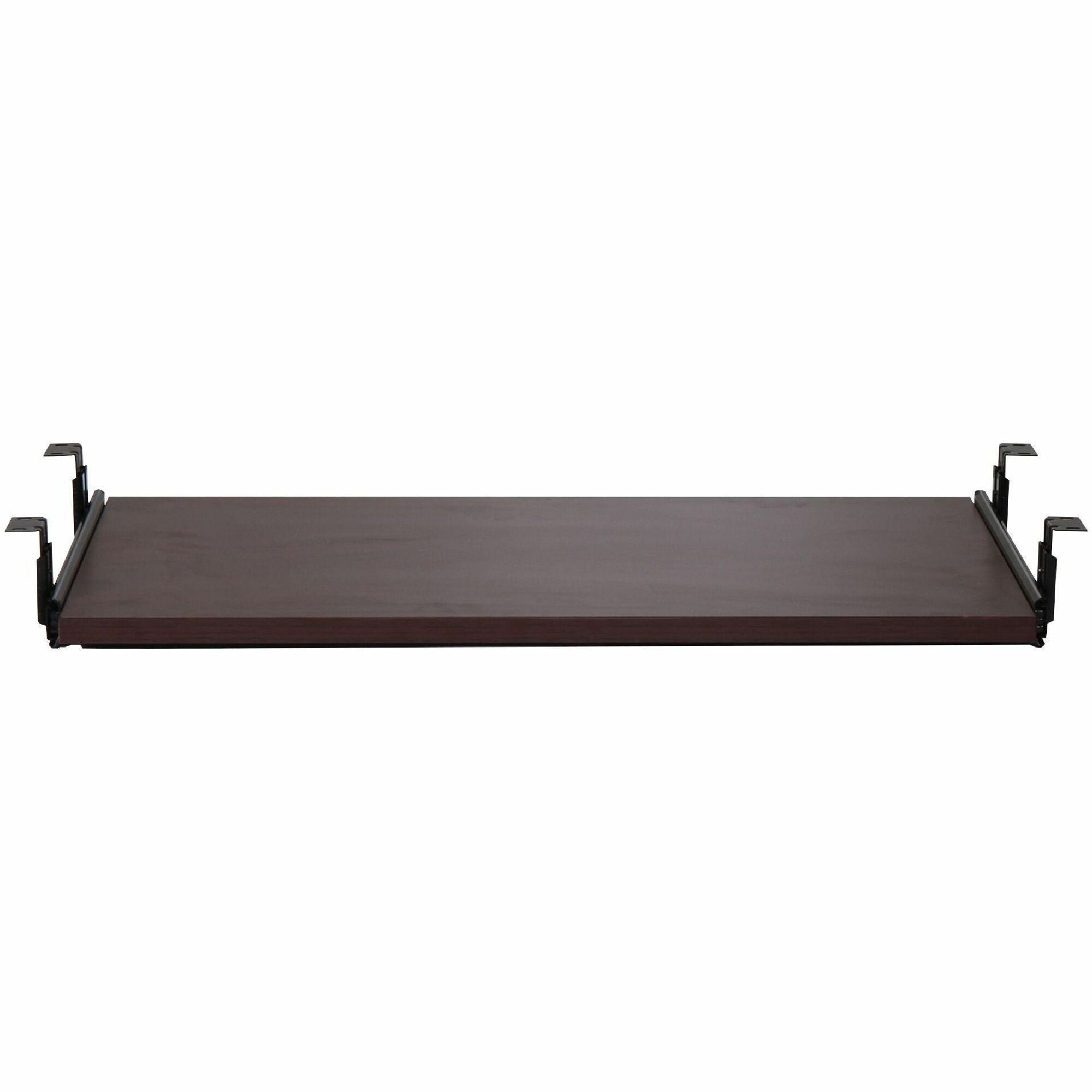 Lorell Universal Keyboard Tray, Mahogany, 25.6" x 15.1", 1 Each