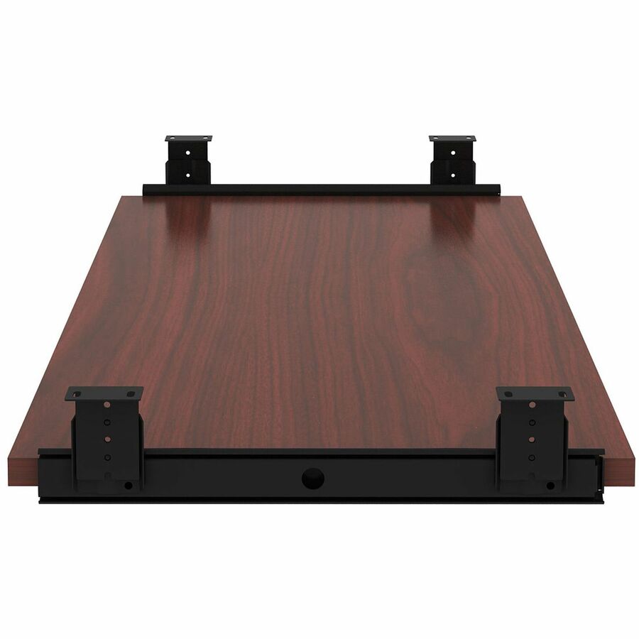 Lorell Universal Keyboard Tray, Mahogany, 25.6" x 15.1", 1 Each