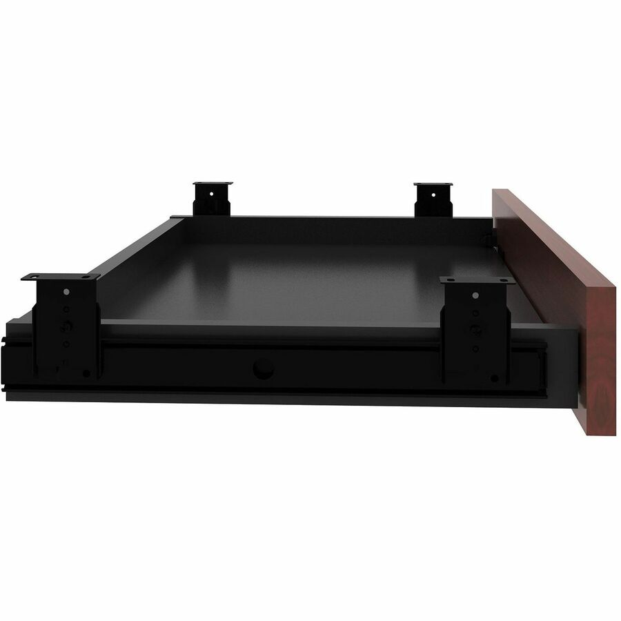 Lorell Universal Center Drawer, Mahogany Laminate, 28.35" x 16.73" x 5.12", 1 Each