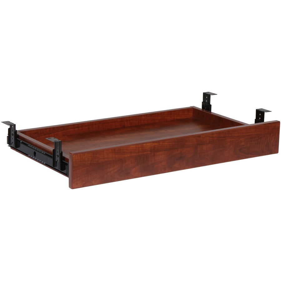 Lorell Universal Keyboard Tray, Cherry Laminate, 28.35" x 16.73" x 5.12", 1 Each