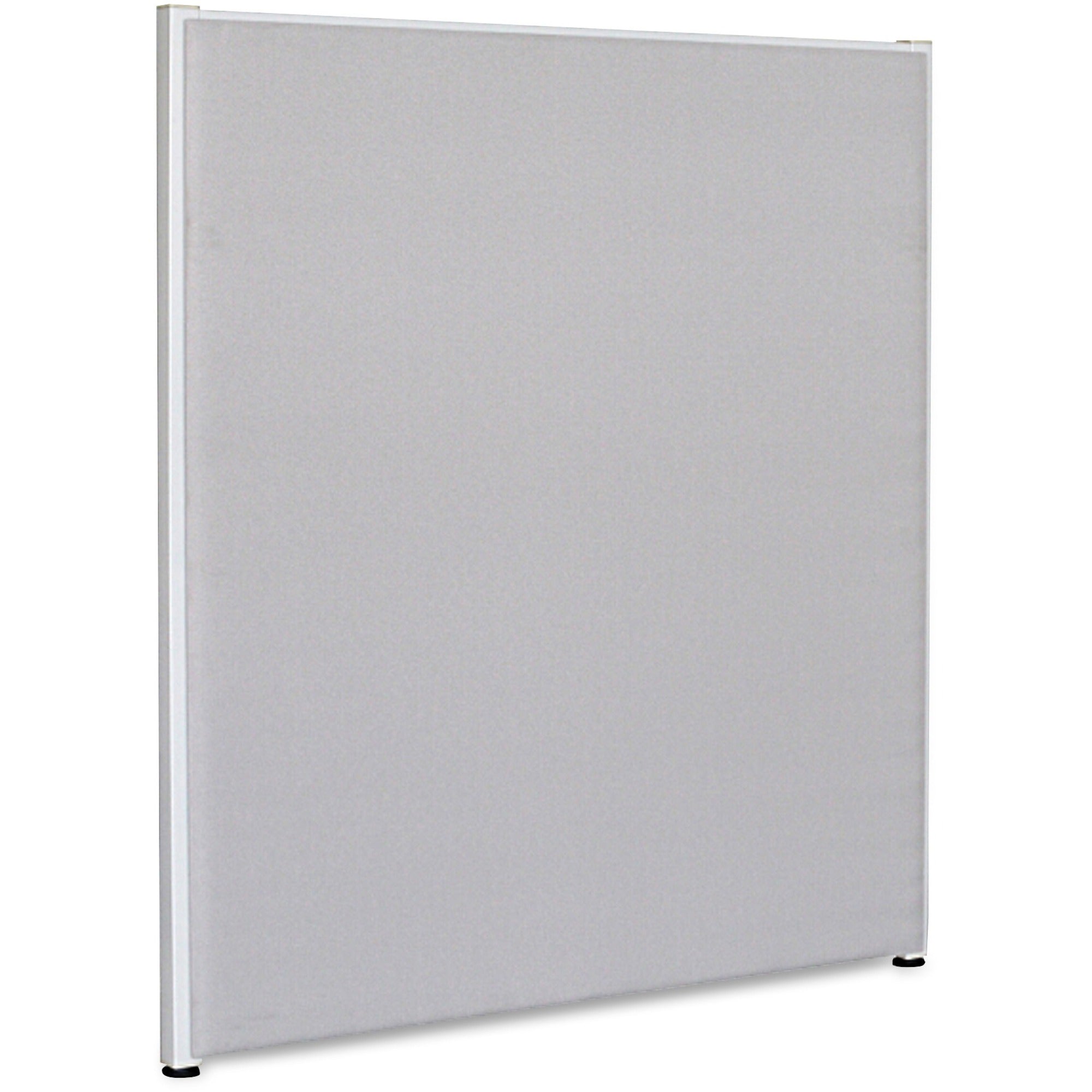 Lorell Panel System Partition Fabric Panel, 60.4" x 71", Steel Frame, Gray, 1 Each