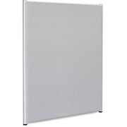Lorell Panel System Partition Fabric Panel, 48.4" x 71", Steel Frame, Gray, 1 Each