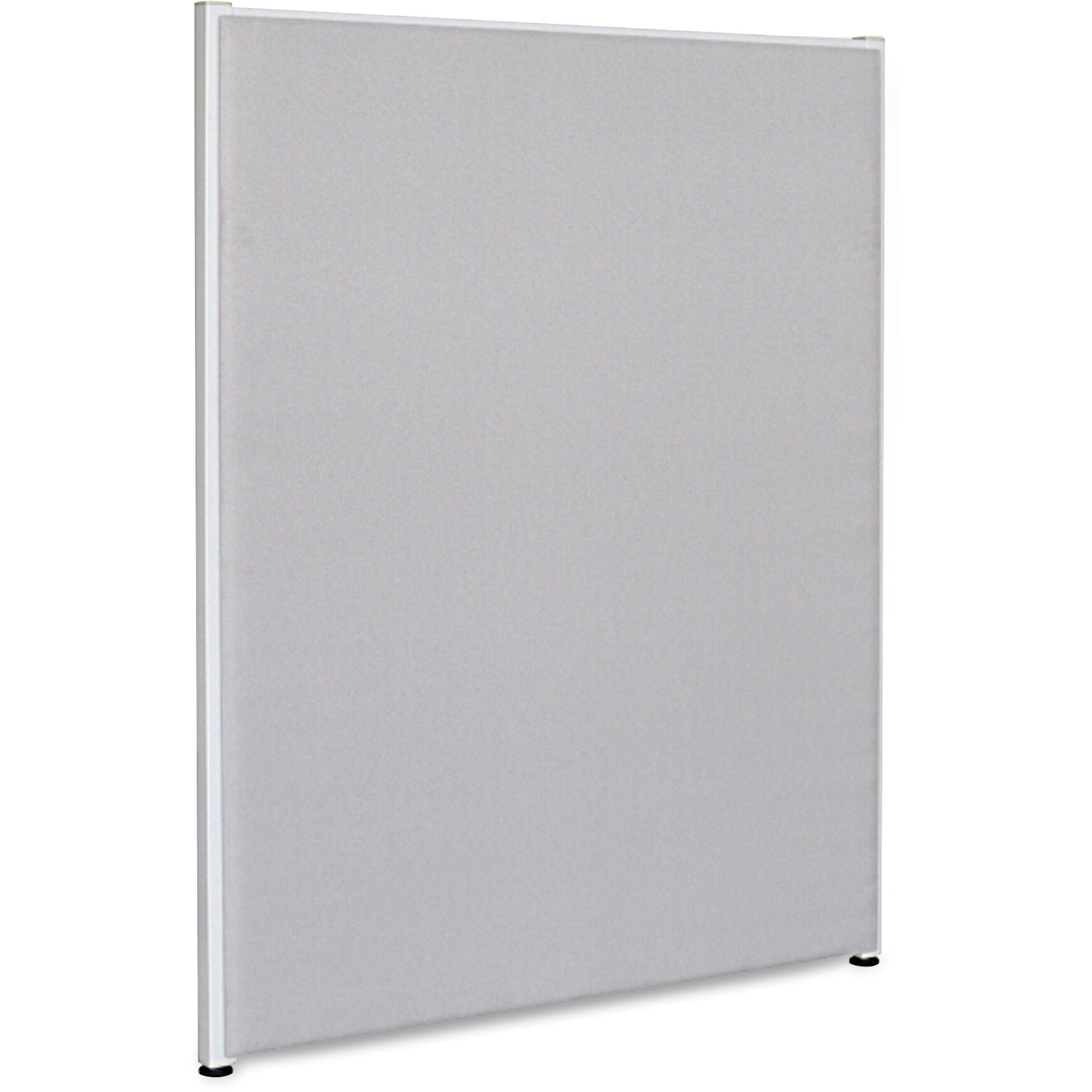 Lorell Panel System Partition Fabric Panel, 48.4" x 71", Steel Frame, Gray, 1 Each