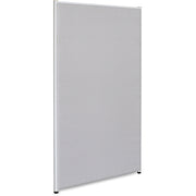 Lorell Panel System Partition Fabric Panel, 36.4" x 71", Steel Frame, Gray, 1 Each