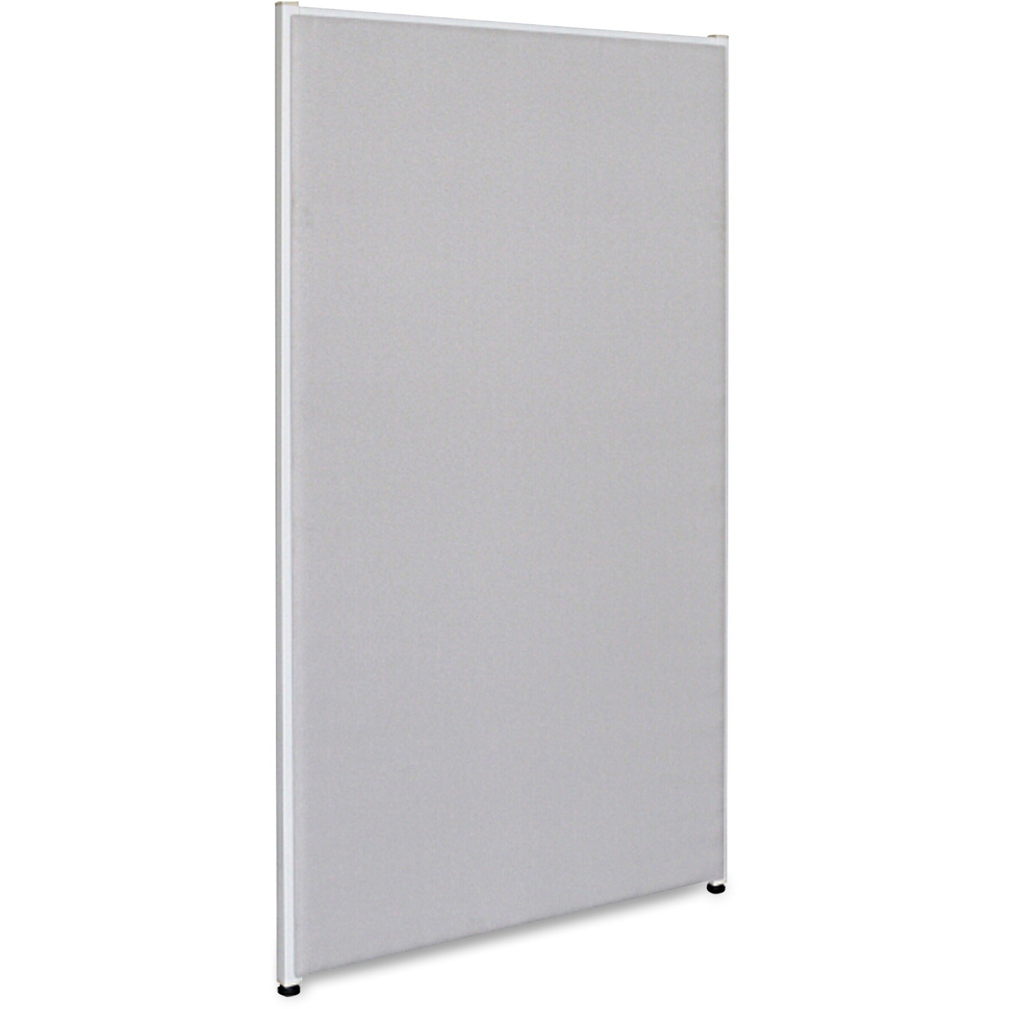 Lorell Panel System Partition Fabric Panel, 36.4" x 71", Steel Frame, Gray, 1 Each