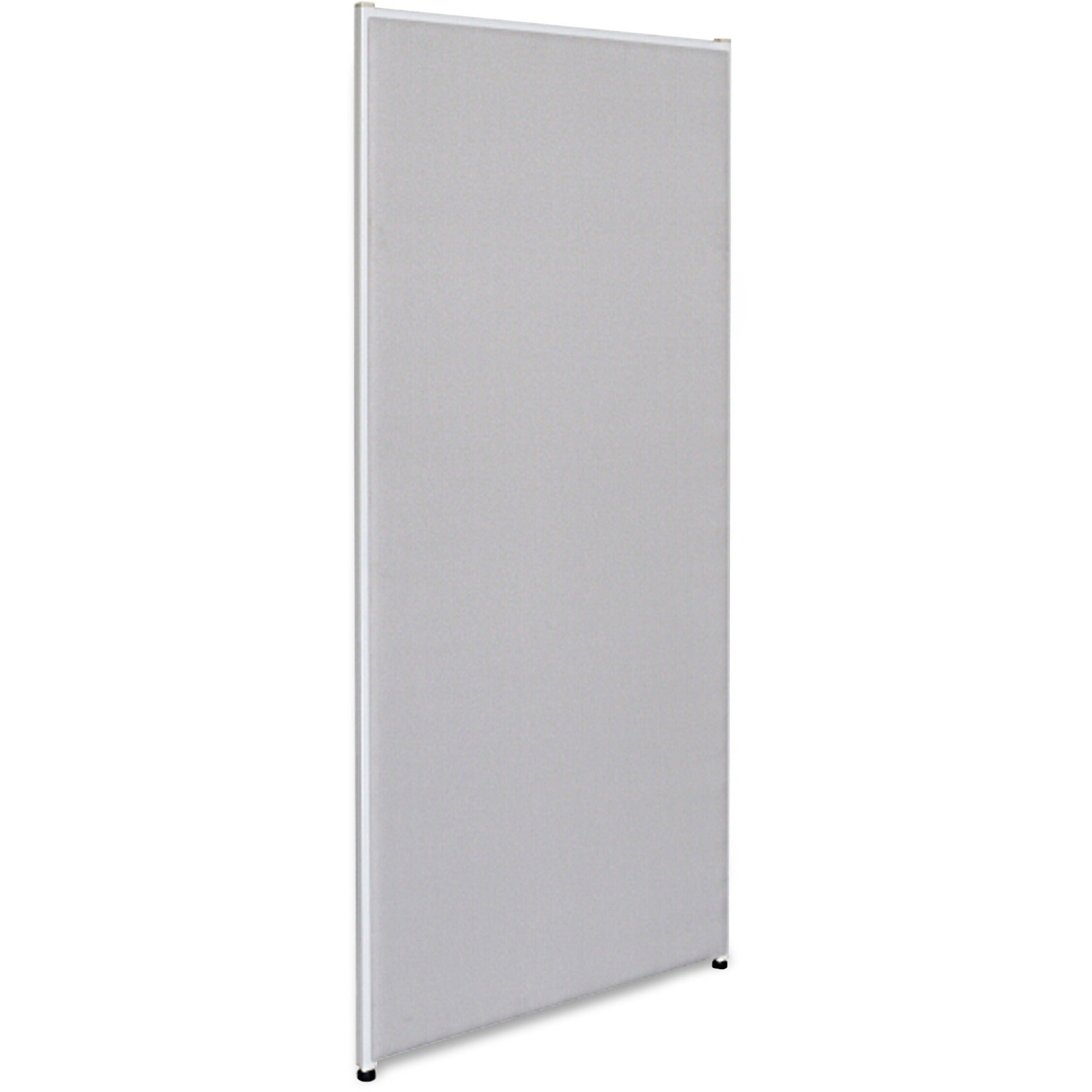 Lorell Panel System Partition Fabric Panel, 30.5" x 71", Steel Frame, Gray, 1 Each