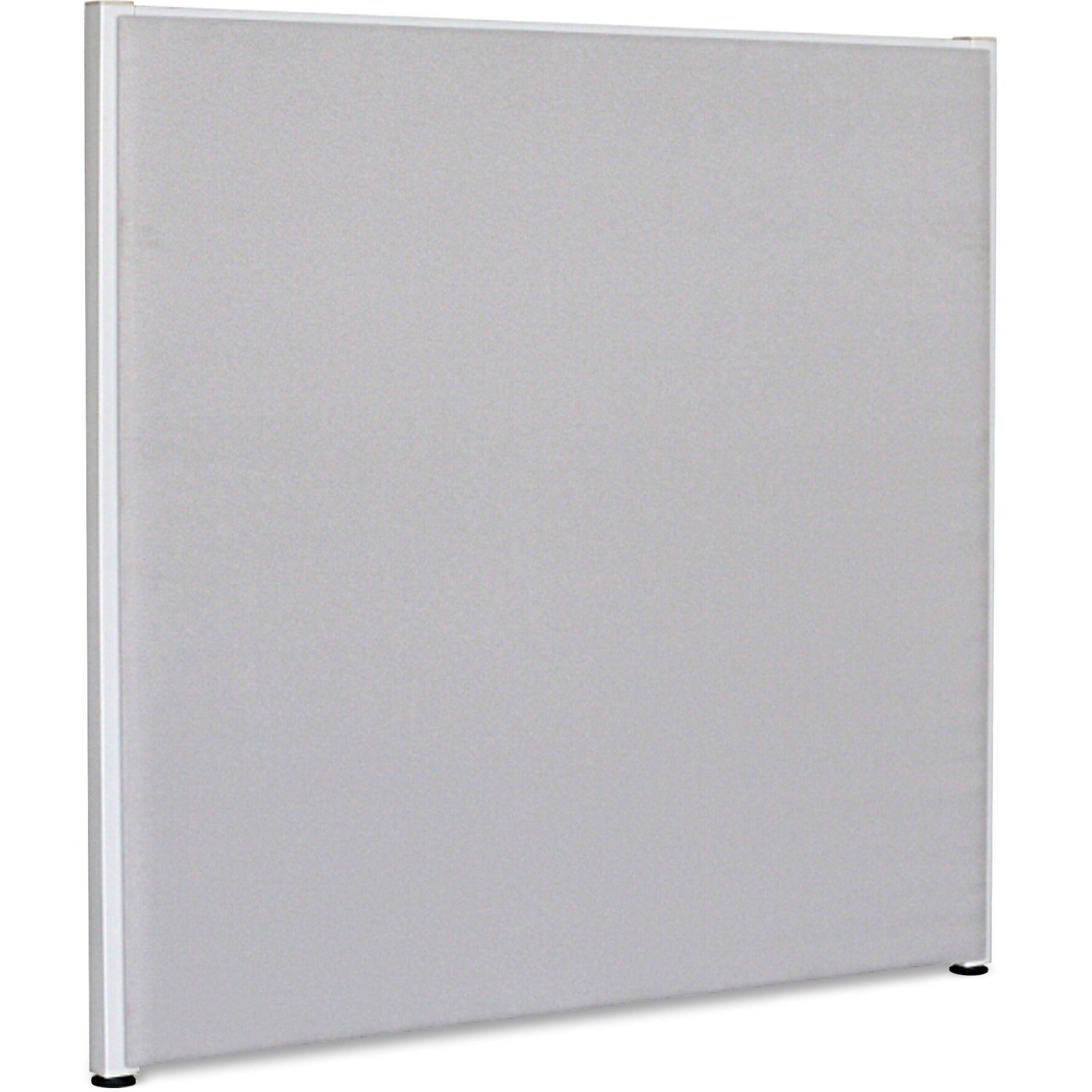 Lorell Panel System Partition Fabric Panel, 60.8" x 60", Steel Frame, Gray, 1 Each