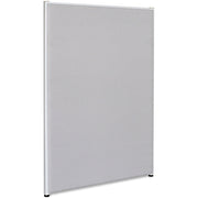 Lorell Panel System Partition Fabric Panel, 36.4" x 60", Steel Frame, Gray, 1 Each