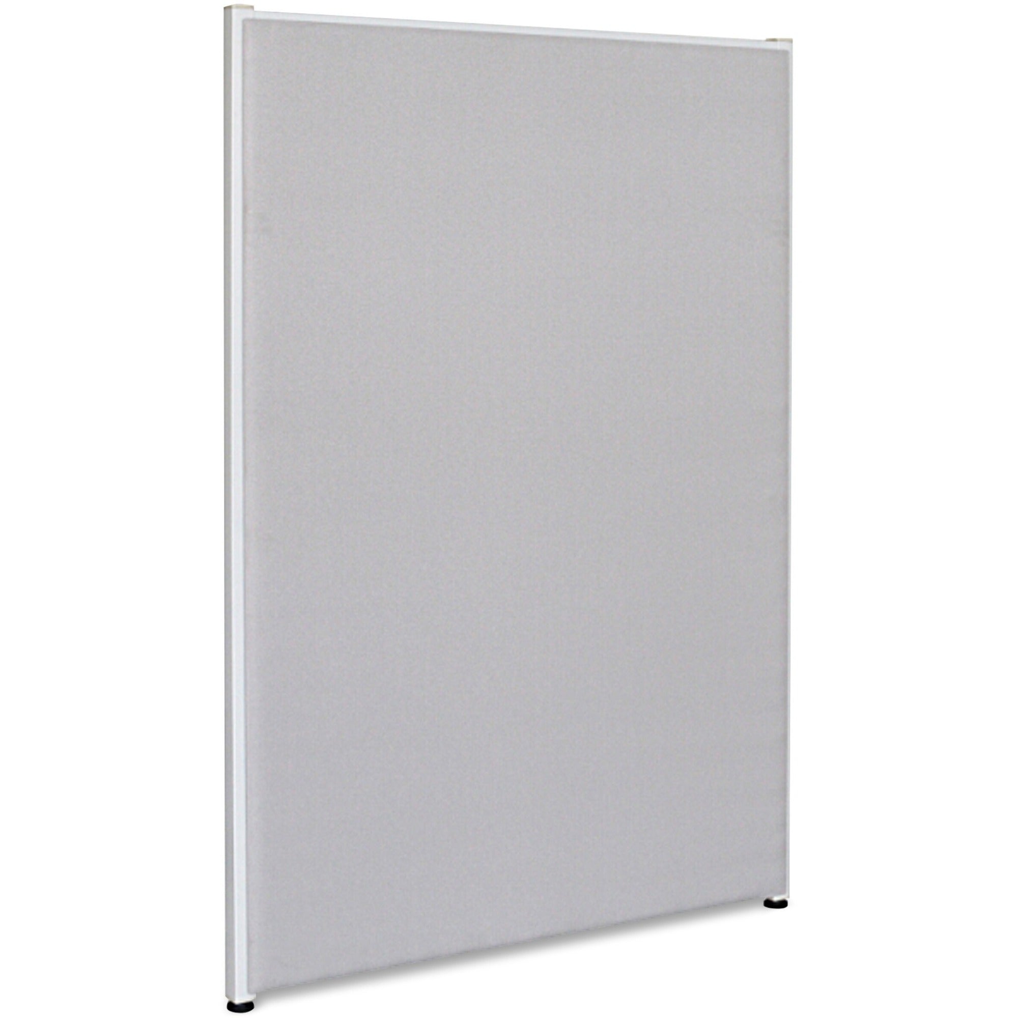 Lorell Panel System Partition Fabric Panel, 36.4" x 60", Steel Frame, Gray, 1 Each