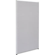 Lorell Panel System Partition Fabric Panel, 30.5" x 60", Steel Frame, Gray, 1 Each