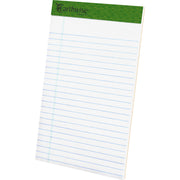 50 Sheets - 0.28" Ruled - 15 lb Basis Weight - 5" x 8" Sheet Size - Environmentally Friendly, Perforated - Recycled - 1 Dozen