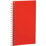 50 Sheets - Wire Bound - 5" x 3" Sheet Size - White Paper - Assorted Pressboard Cover - Mediumweight, Rigid - 1 Each