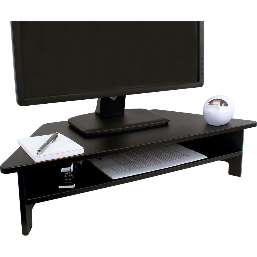 7.50" Height x 27" Width x 11.50" Depth - Wood, Laminate - Black