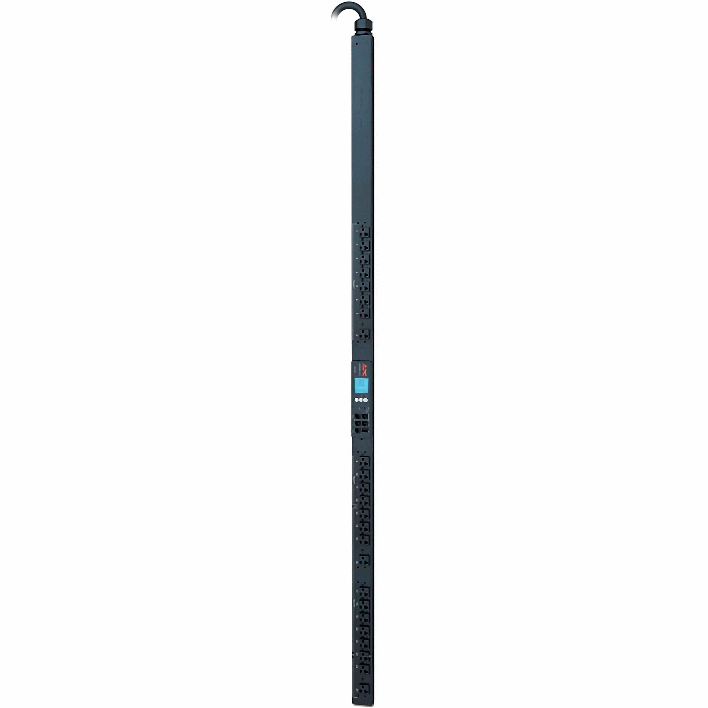 APC Switched Rack PDU, 24 x NEMA 5-20R Outlets, NEMA L21-20P Plug, 208V, 5760W, 5.97 ft Cord, 0U Vertical Rack-mountable, Black, 1 Each