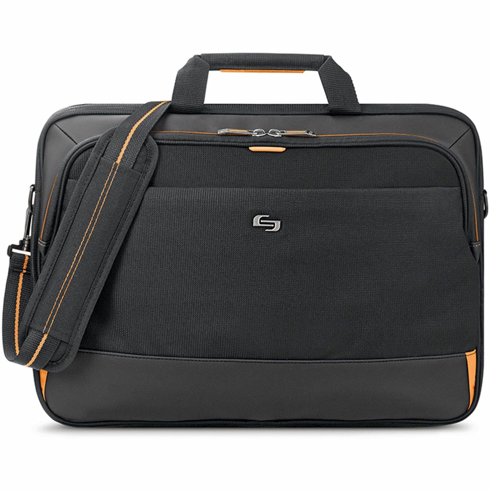 Polyester Body - Handle, Shoulder Strap - 12" Height x 16.5" Width x 2.5" Depth - 1 Each