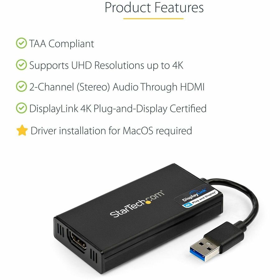 StarTech.com USB 3.0 to HDMI External Video Card