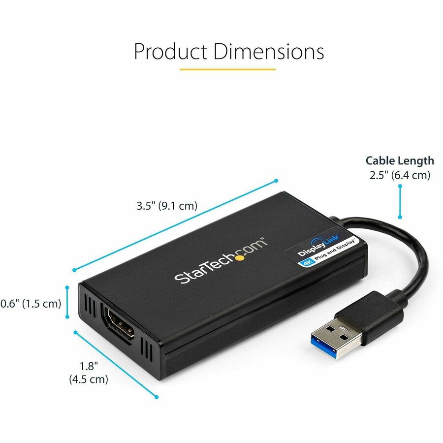 StarTech.com USB 3.0 to HDMI External Video Card