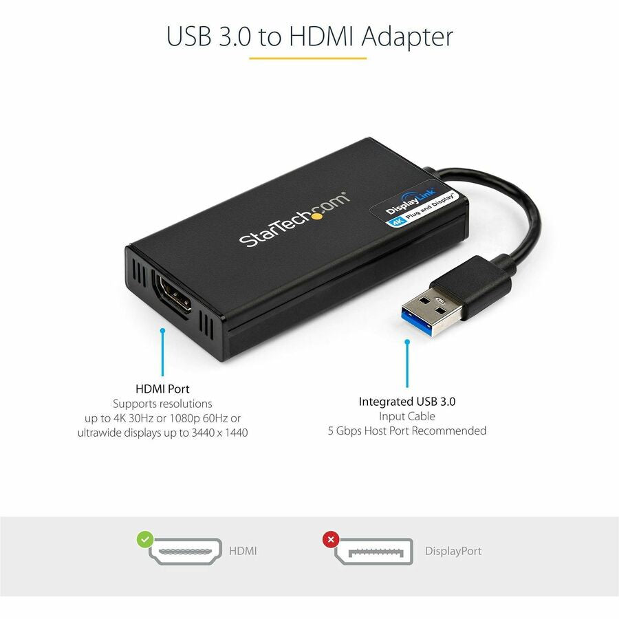 StarTech.com USB 3.0 to HDMI External Video Card