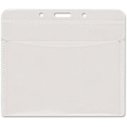 Support 4" x 3" Media - Horizontal - Polypropylene - Clear - 50 / Pack
