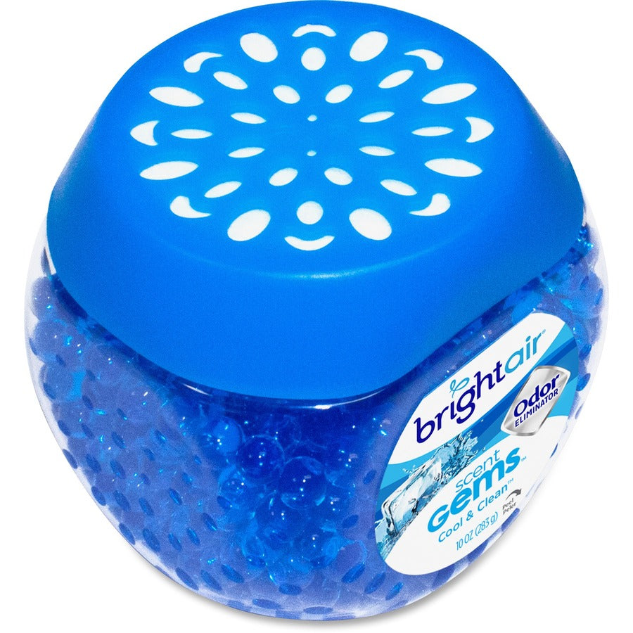 Bright Air Scent Gems Odor Eliminator Beads, Cool & Clean Scent, 10 oz, Lasts Up to 45 Days, 1 Each