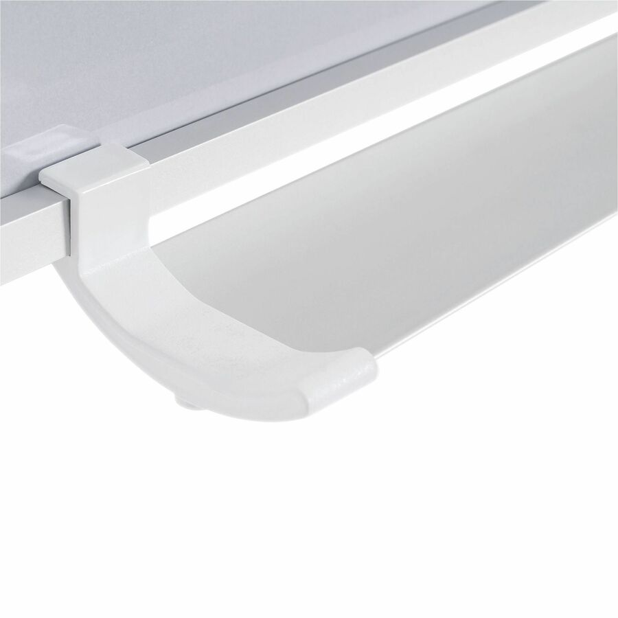 Julian Dates - Monthly, Weekly, Daily - 12 Month - Silver, White - Aluminum - 36" Height x 48" Width - Scratch Resistant, Ghost Resistant, Accessory Tray, Dry Erase Surface, Magnetic - 1 Each