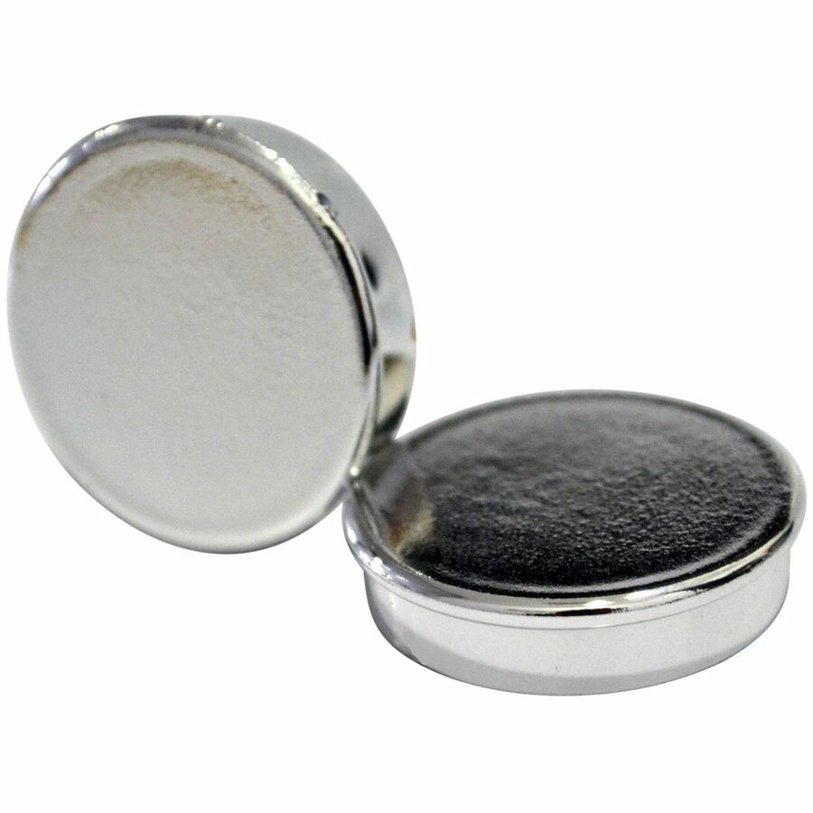 1" Diameter - Round - 10 / Pack - Silver