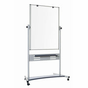 MasterVision Magnetic Dry Erase 2-sided Easel, 36" x 48", Magnetic Surface, Casters, Marker Tray, 1 Each