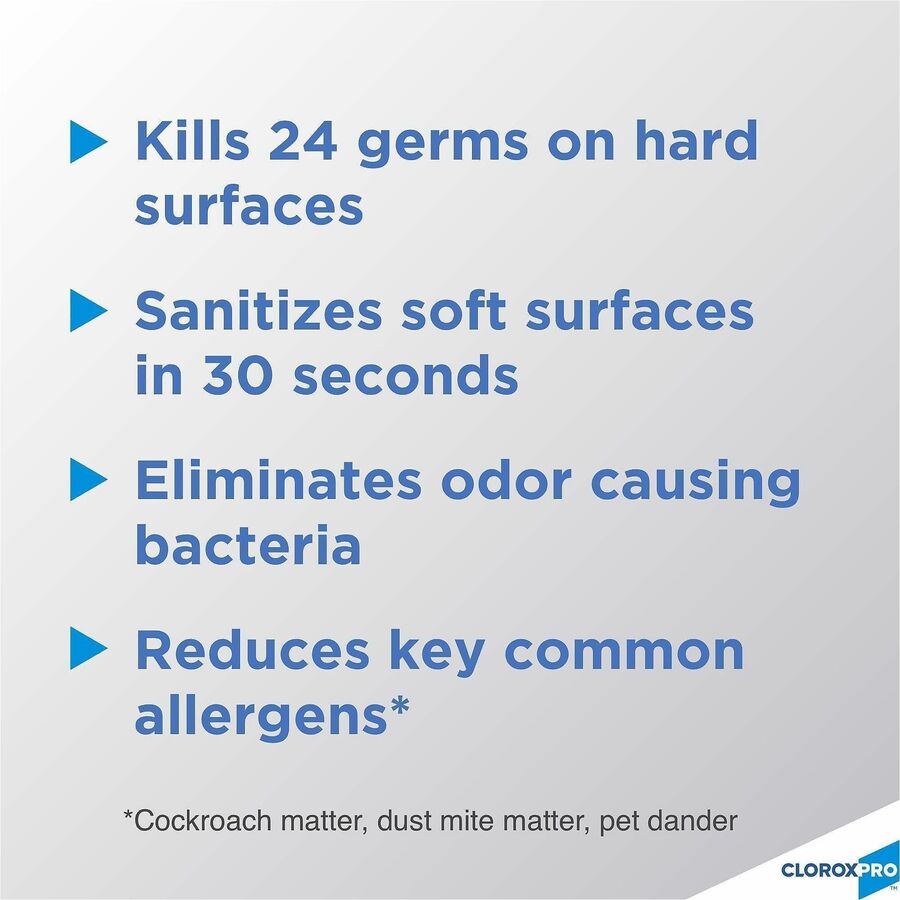 CloroxPro 4 in One Disinfectant & Sanitizer, Aerosol, Fresh Citrus Scent, 14 fl oz, 1 Each