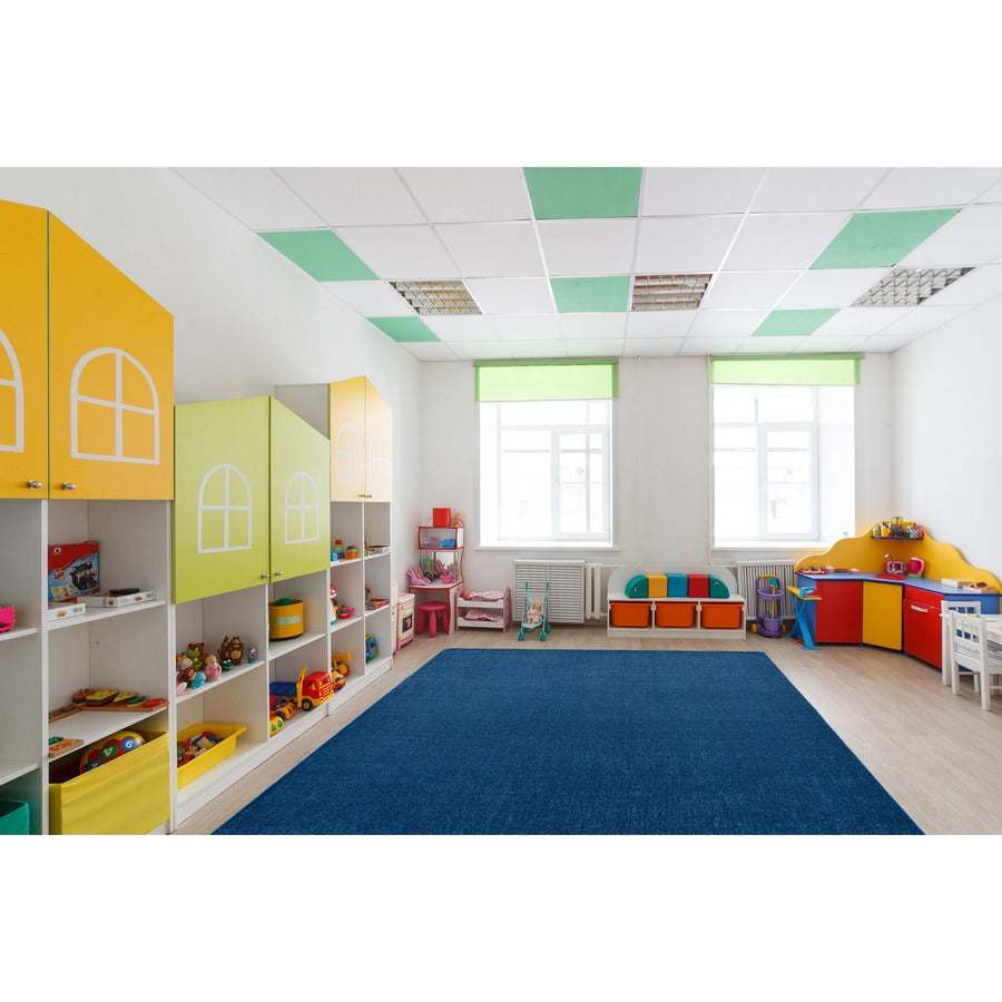 Carpets for Kids&reg; Solid Color Mt. St. Helens 6'x9' Rug - Kids - 72" Length x 108" Width - Rectangle - Blueberry