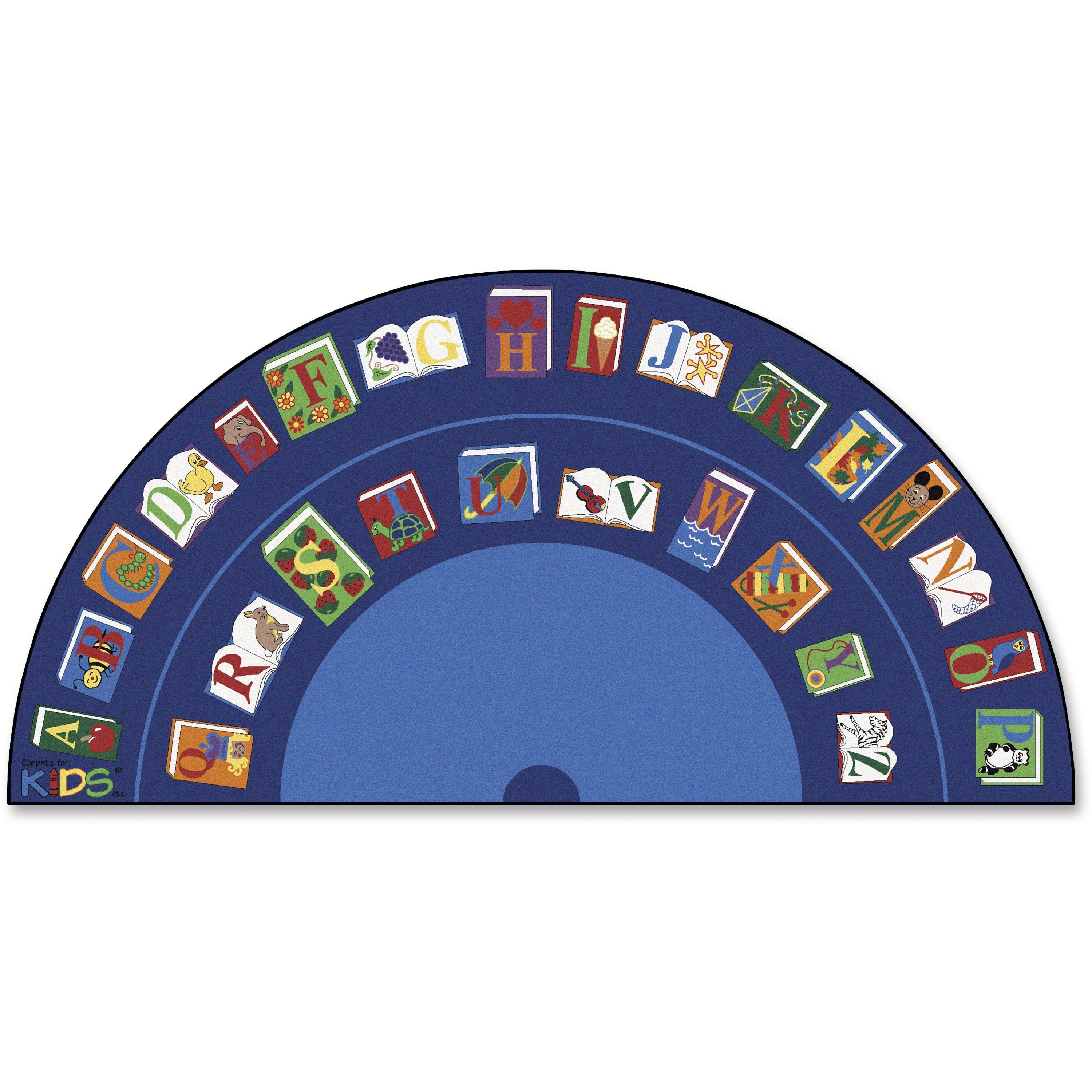 Carpets for Kids&reg; Premium Reading/The Book Semi-Circle Rug