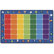 Carpets for Kids Premium Fun With Phonics Rectangle Rug, 12 ft x 90", 1 Each