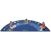 Carpets for Kids&reg; Premium Fun With Phonics Semi-Circle Rug