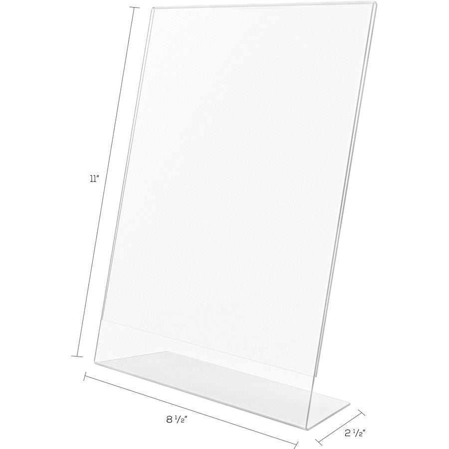 Deflecto Anti-Glare Slanted Sign Holder