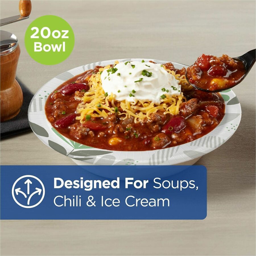 Pathways - Microwave Safe - Green, Burgundy - Paper Body - 125/Pack - 4 / Carton