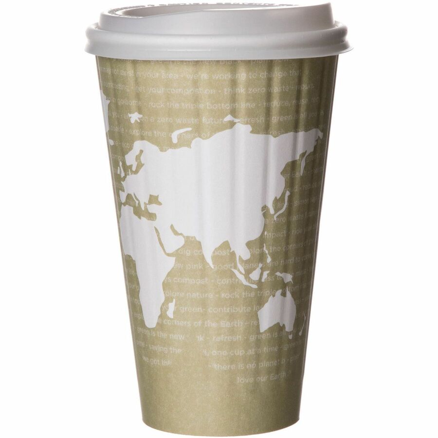16 fl oz - Tan - Hot Drink - 600 / Carton