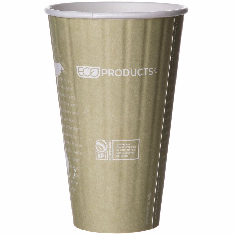 16 fl oz - Tan - Hot Drink - 600 / Carton